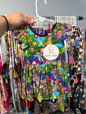 Toy Story bow back bodysuit twirl